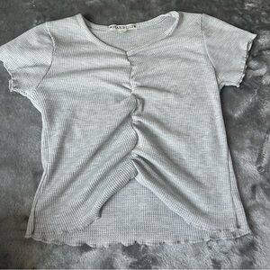 Light silver top